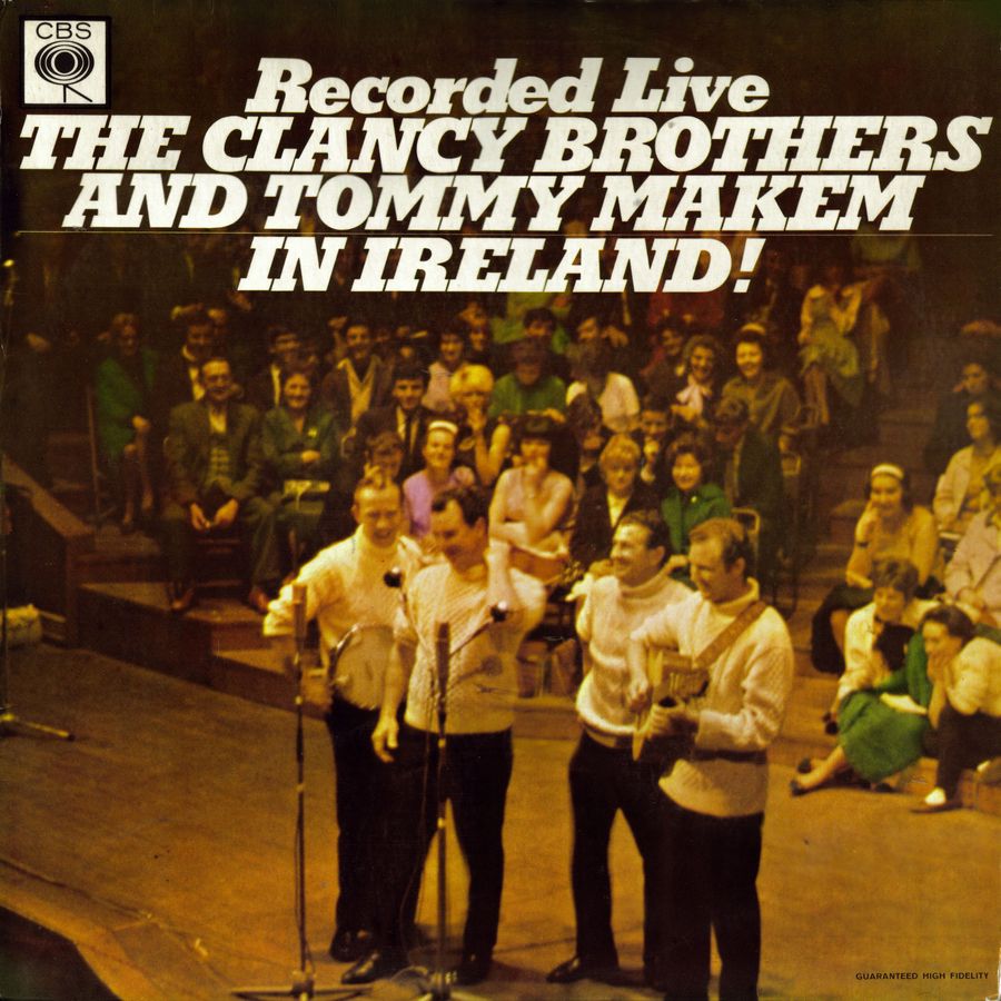 Clancy Brothers,The  & Tommy Makem- Recorded Live In Ireland - 1965 Celtic Folk (vinyl)