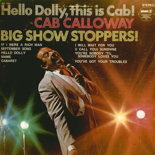 Cab Calloway – Hello Dolly, This Is Cab! - 1970 Jazz, Pop ( vinyl)