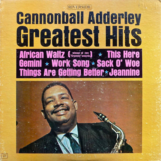 Cannonball Adderley – Greatest Hits - 1962-Jazz Style: Hard Bop, Soul-Jazz (Vinyl)