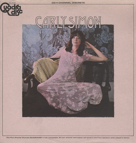 Carly Simon ‎– Carly Simon - 1973 -Blues Rock, Soft Rock, Vocal (vinyl) Reissue, Quadraphonic, CD-4
