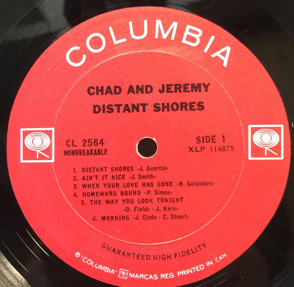 Chad & Jeremy – Distant Shores 1966 Genre:	Pop, Folk, World (Rare Vinyl)