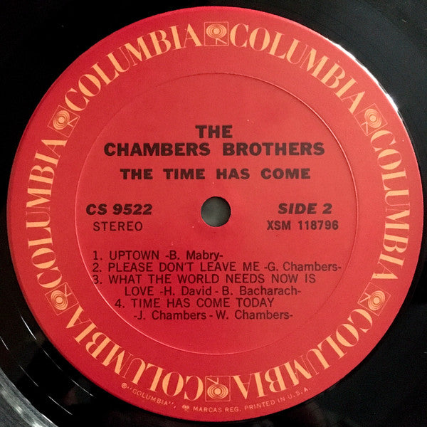Chambers Brothers ‎– The Time Has Come - 1967- Psychedelic Rock, Soul, Psychedelic (rare vinyl)