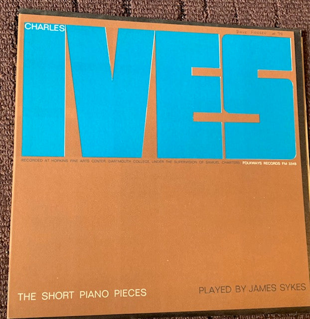 Charles Ives – The Short Piano Pieces - 1964- (vinyl)