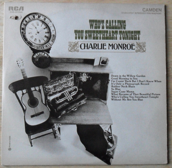 Charlie Monroe – Who's Calling You Sweetheart Tonight - 1969-Folk, World, & Bluegrass (Vinyl)