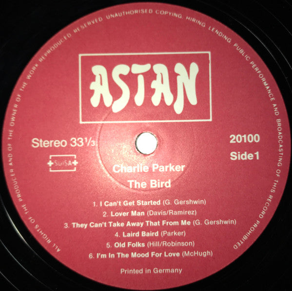 Charlie Parker – The Bird 1984-Jazz (Vinyl)