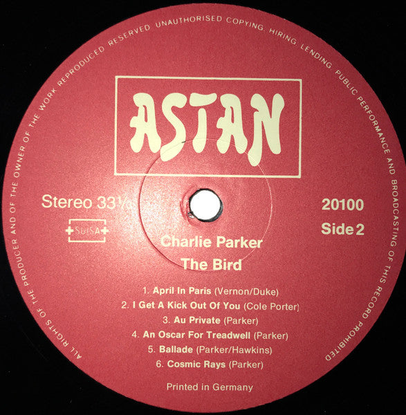 Charlie Parker – The Bird 1984-Jazz (Vinyl)