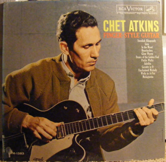 Chet Atkins Finger Style Guitar - 1961- Folk, World, & Country (Vinyl) NM