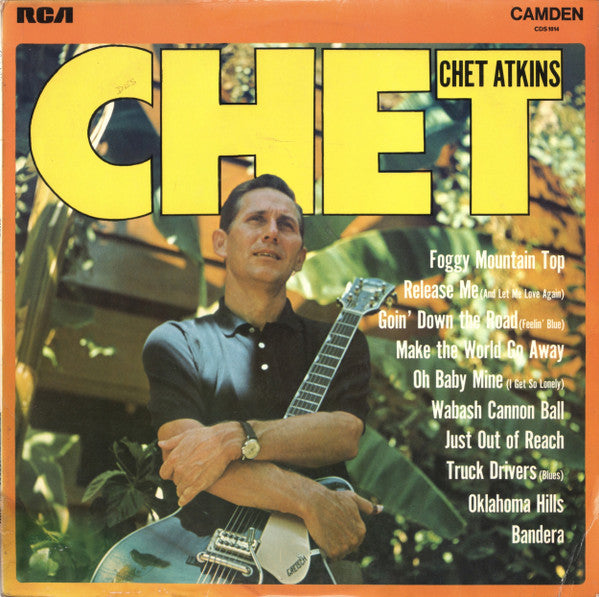 Chet Atkins ‎– Chet - 1967- Country, Bluegrass (vinyl)