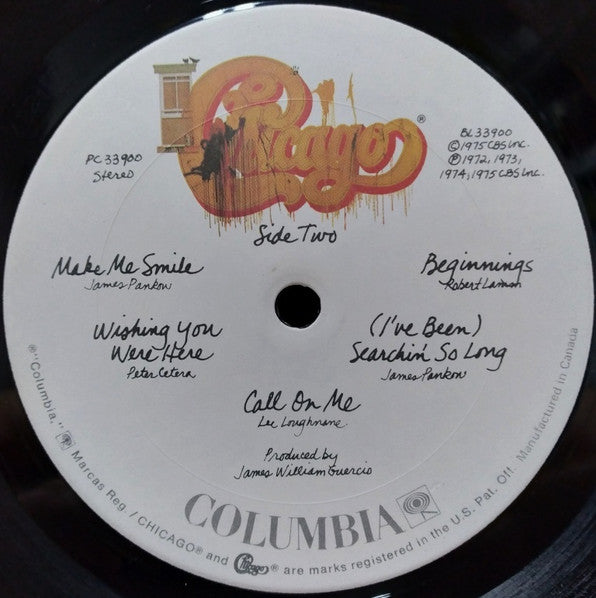 Chicago  ‎– Chicago IX Chicago's Greatest Hits- 1975 Classic Rock (Vinyl)