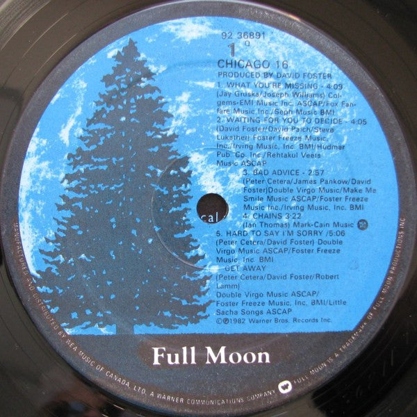 Chicago ‎– Chicago 16 -1982- Soft Rock, Pop Rock (vinyl)