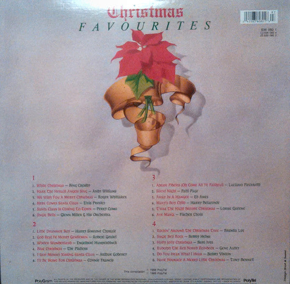 Christmas Favourites -1968-Pop, Folk, World, & Country Vocal, Holiday ( Cllearance - 1 ALBUM ONLY of 2 )