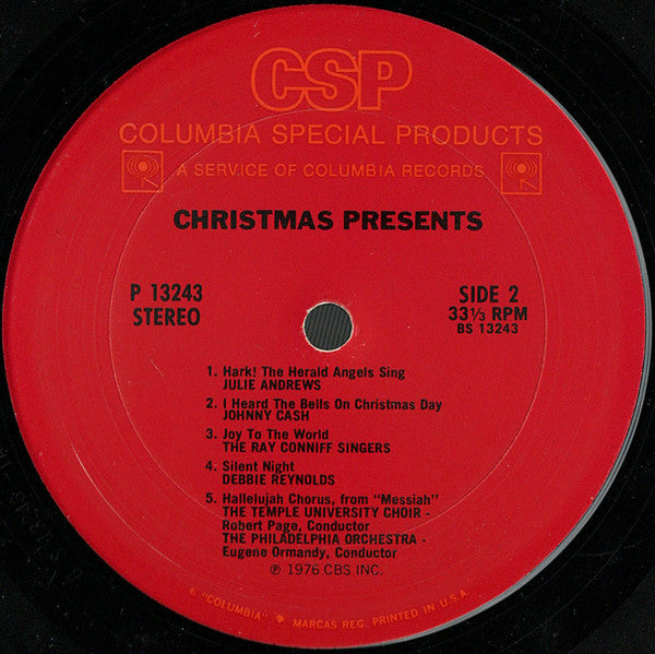 Christmas Presents - 1976-	Pop, Classical, Folk, World, & Country ,Holiday, Christmas (Vinyl)