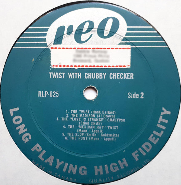 Chubby Checker – Twist With Chubby Checker - 1980- Rock, Funk / Soul Rock & Roll, Rhythm & Blues, Twist ( Clearance Vinyl )