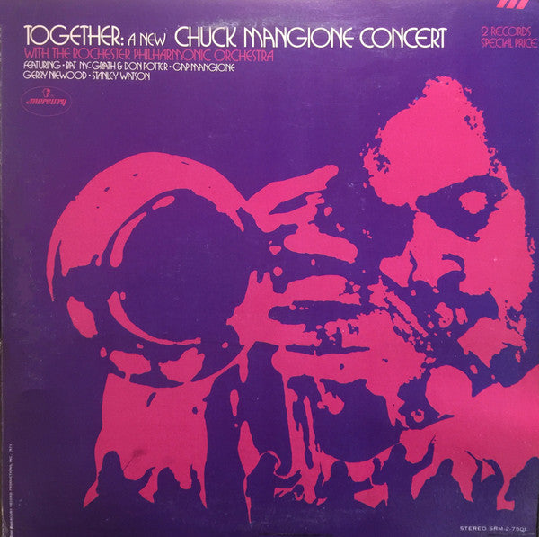 Chuck Mangione Rochester Philharmonic Orchestra – Together: A New Chuck Mangione Concert - 2 lps - 1973- Jazz (Vinyl)