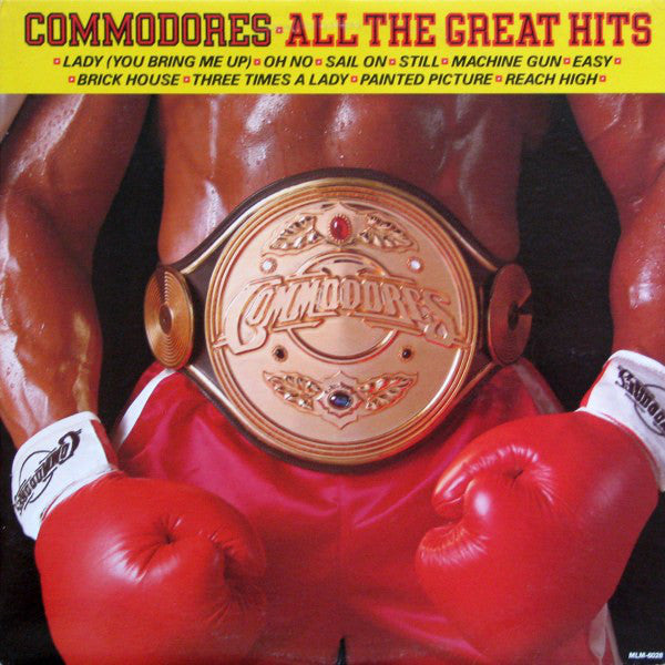 Commodores, The ‎– All The Great Hits- 1982 , Pop Dance (vinyl)