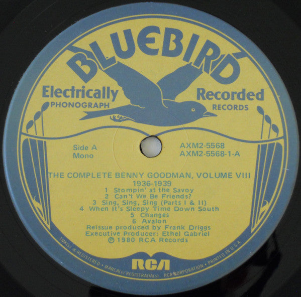 Benny Goodman – The Complete Benny Goodman, Volume VIII 1936-1939-  2 LPS - 1980 Jazz ,Swing, Big Band (vinyl)