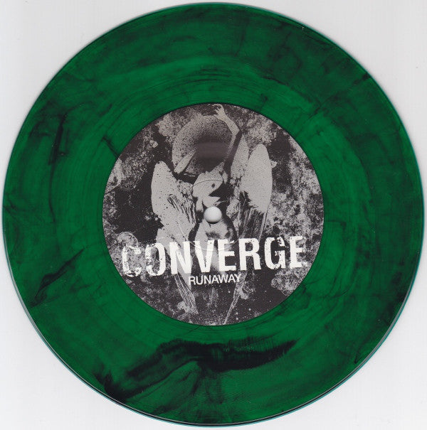 Converge / Dropdead ‎– Split -2011 Hardcore, Heavy Metal ( Vinyl, 7", 45 RPM, EP, Green Transparent w/ Black Swirl )