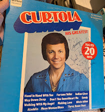 Bobby Curtola, Curtola ‎ His Greatest - 20 hits - Vinyl   AUTOGRAPHED