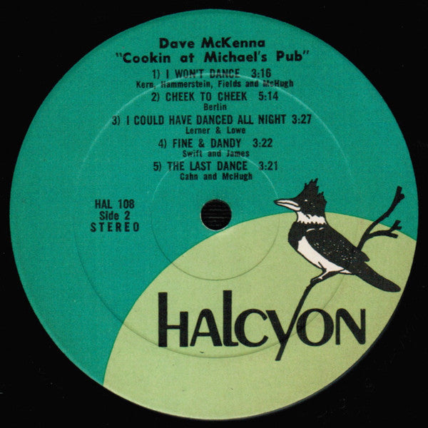 Dave McKenna – Cookin’ at Michael’s Pub (Jazz, Vinyl LP) Halcyon HAL‑108
