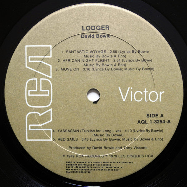 David Bowie ‎– Lodger -1979-Electronic , Leftfield, Synth-pop, Disco (Vinyl)