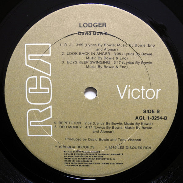 David Bowie ‎– Lodger -1979-Electronic , Leftfield, Synth-pop, Disco (Vinyl)