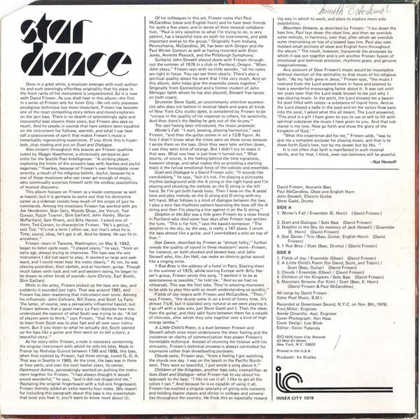 David Friesen – Star Dance (Jazz, Vinyl LP) Inner City IC‑1019