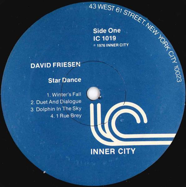 David Friesen – Star Dance (Jazz, Vinyl LP) Inner City IC‑1019