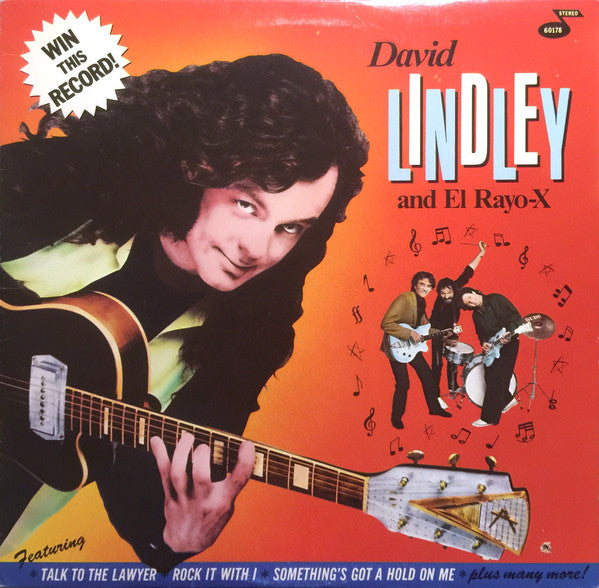 David Lindley And El Rayo-X ‎– Win This Record! -1982-Rock, Reggae (vinyl)
