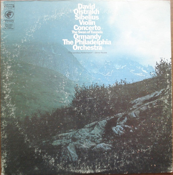 David Oistrakh , The Philadelphia Orchestra / Ormandy, Jean Sibelius – Concerto In D Minor / The Swan Of Tuonela (vinyl)