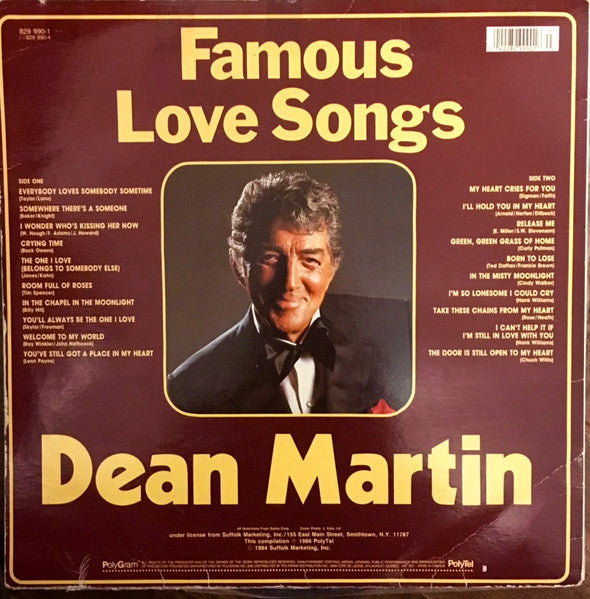 Dean Martin – Heart Touching Love Songs Vocal Pop / Country (vinyl)   2 lp set ! Mint