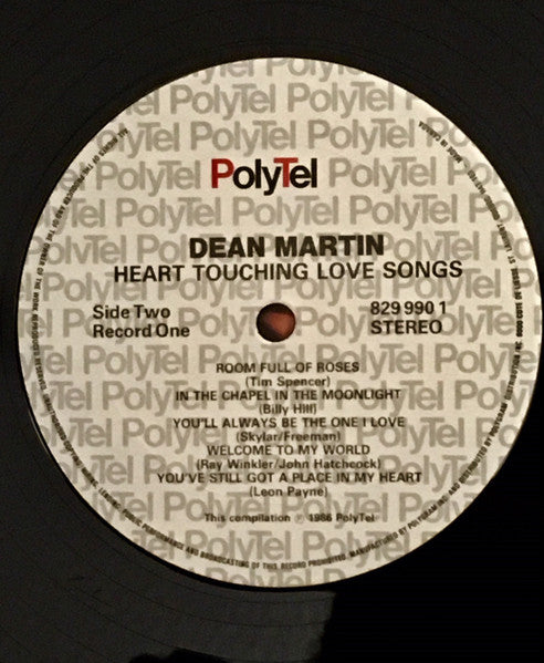Dean Martin – Heart Touching Love Songs Vocal Pop / Country (vinyl)   2 lp set ! Mint
