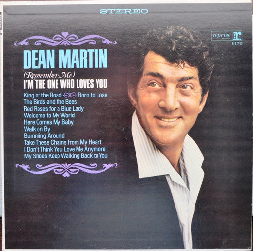 Dean Martin ‎– (Remember Me) I'm The One Who Loves You -1965-Jazz ( clearance vinyl)