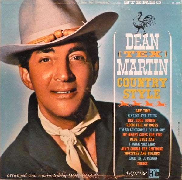 Dean "Tex" Martin ‎– Country Style -1963- Jazz Easy Listening (vinyl)