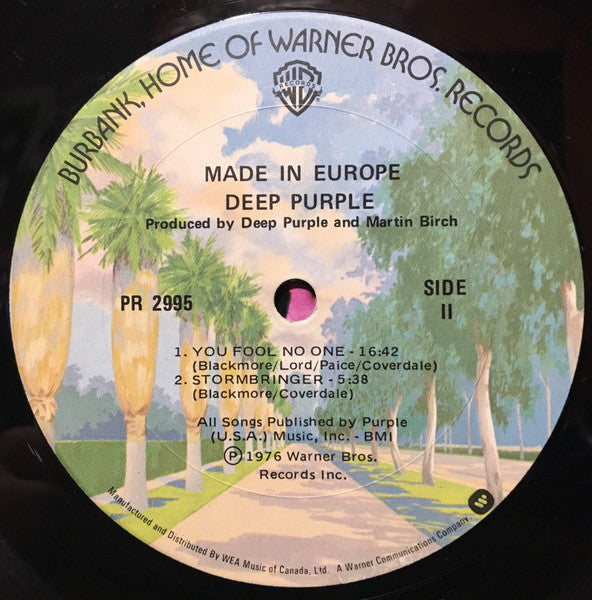 Deep Purple – Made In Europe - 1976-Classic Rock (Vinyl)