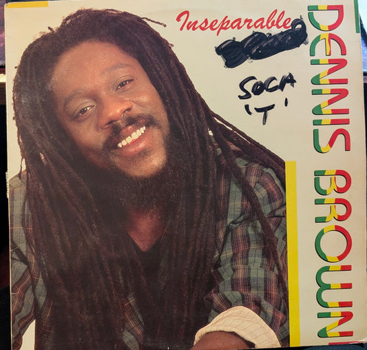 Dennis Brown – Inseparable (Reggae, Vinyl LP) WKSLP‑007  Marking on the cover