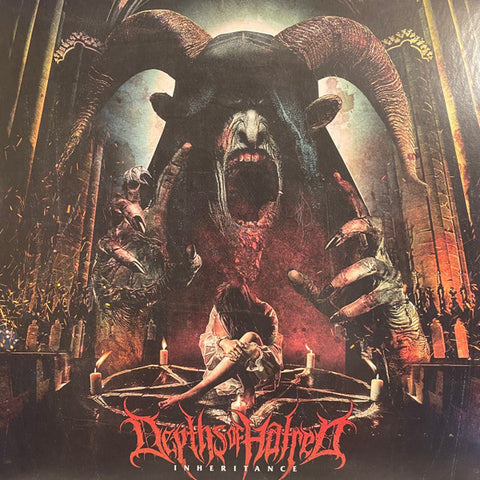 Depths Of Hatred – Inheritance - 2021-Deathcore - Vinyl, LP, Album, Red / Orange / Black spatter - Sealed Copy