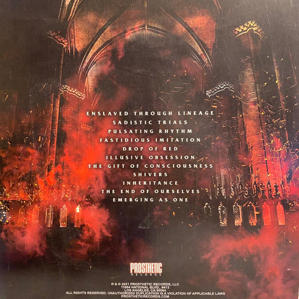 Depths Of Hatred – Inheritance - 2021-Deathcore - Vinyl, LP, Album, Red / Orange / Black spatter - Sealed Copy