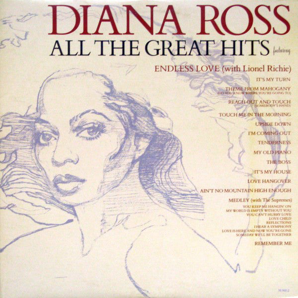 Diana Ross ‎– All The Great Hits -1981- Funk / Soul -2 lps -(vinyl) Near Mint Copy