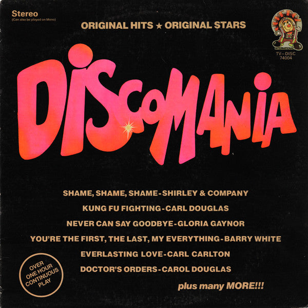 Discomania - 1975-Funk / Soul Style: Disco (vinyl) Kung Fu Fighing !