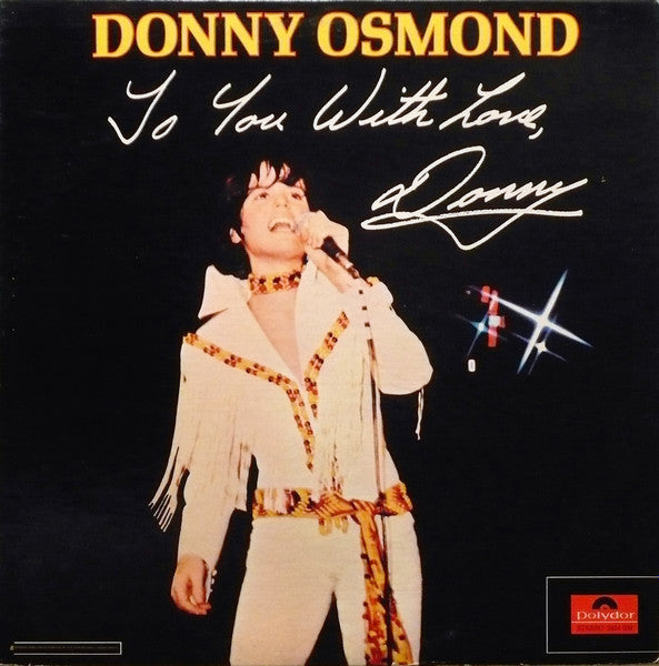 Donny Osmond – To You With Love, Donny 1971-pop vocal (Vinyl )