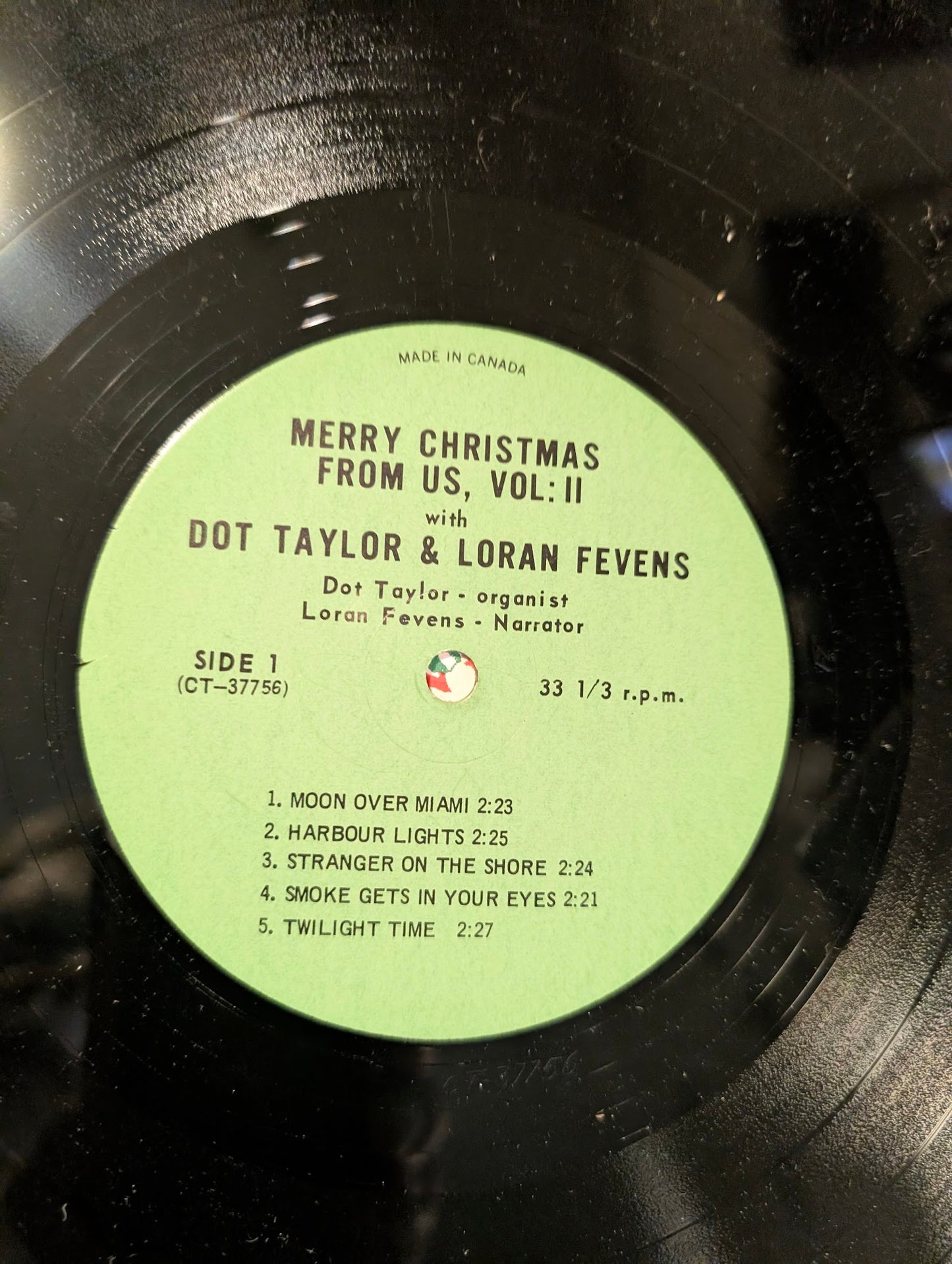 Dot Taylor And Loran Fevens – Merry Christmas From Us Vol II -Maritime , Christmas (Vinyl)