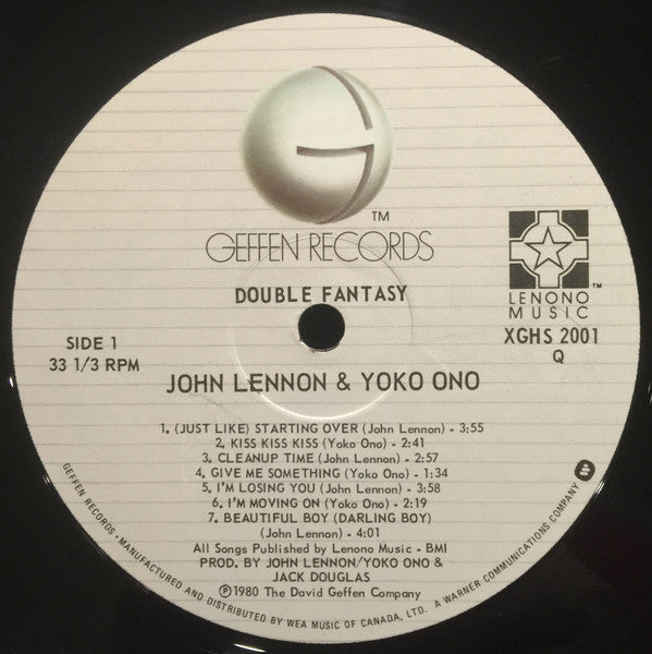 John Lennon Yoko Ono - Double Fantasy ( Clearance Vinyl ) cover so so