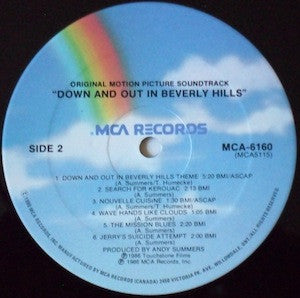 Down And Out In Beverly Hills (Original Motion Picture Soundtrack) 1986-Stage & Screen ,Soundtrack (vinyl)