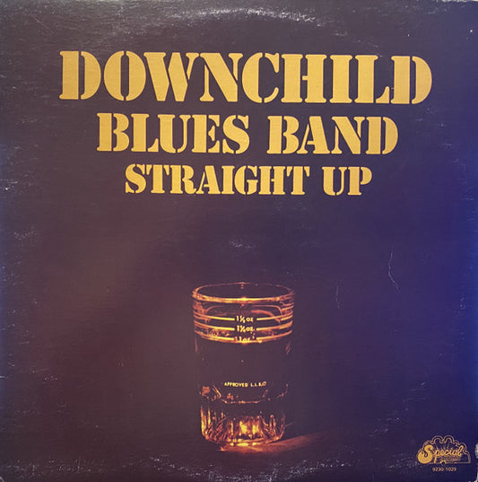 Downchild Blues Band - Straight Up -1974 Blues Rock Nera mint