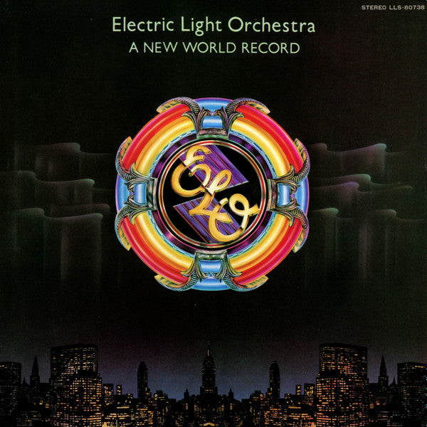 Electric Light Orchestra A New World Record ( Japanese Import ) 1978-Symphonic Rock (Vinyl)  No OBI Strip