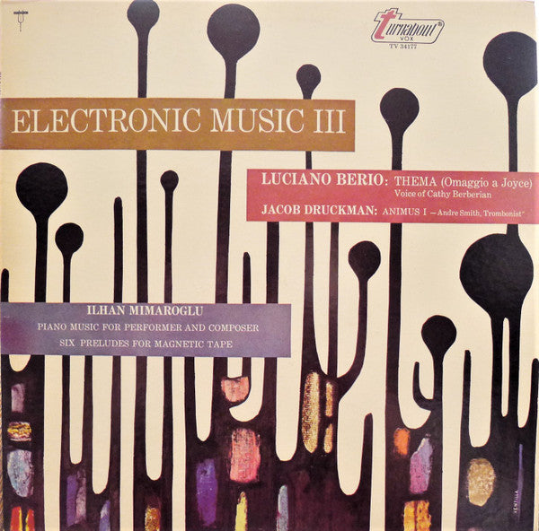 Electronic Music III  1967 Genre: Electronic, Classical (Vinyl)