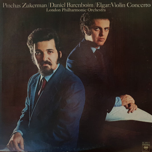 Pinchas Zukerman – Elgar: Violin Concerto – 1976 – Classical / Romantic (U.S. pressing) (vinyl)