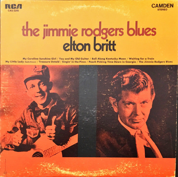Elton Britt – The Jimmie Rodgers Blues - 1969-Folk, Country (Vinyl)