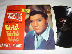 Elvis Presley ‎– Girls! Girls! Girls! - 1962-Rock, Stage &amp; Screen ,Soundtrack, Rock &amp; Roll ( Rare Vinyl)
