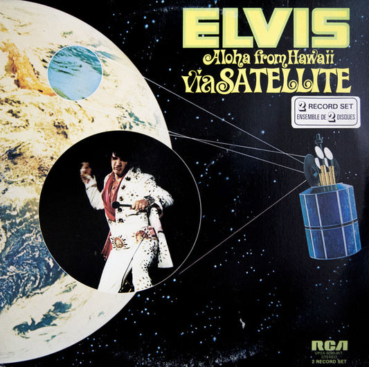Elvis ‎– Aloha From Hawaii Via Satellite -2 lps - 1973 - Rock & Roll, Arena Rock, Symphonic Rock (vinyl) NM